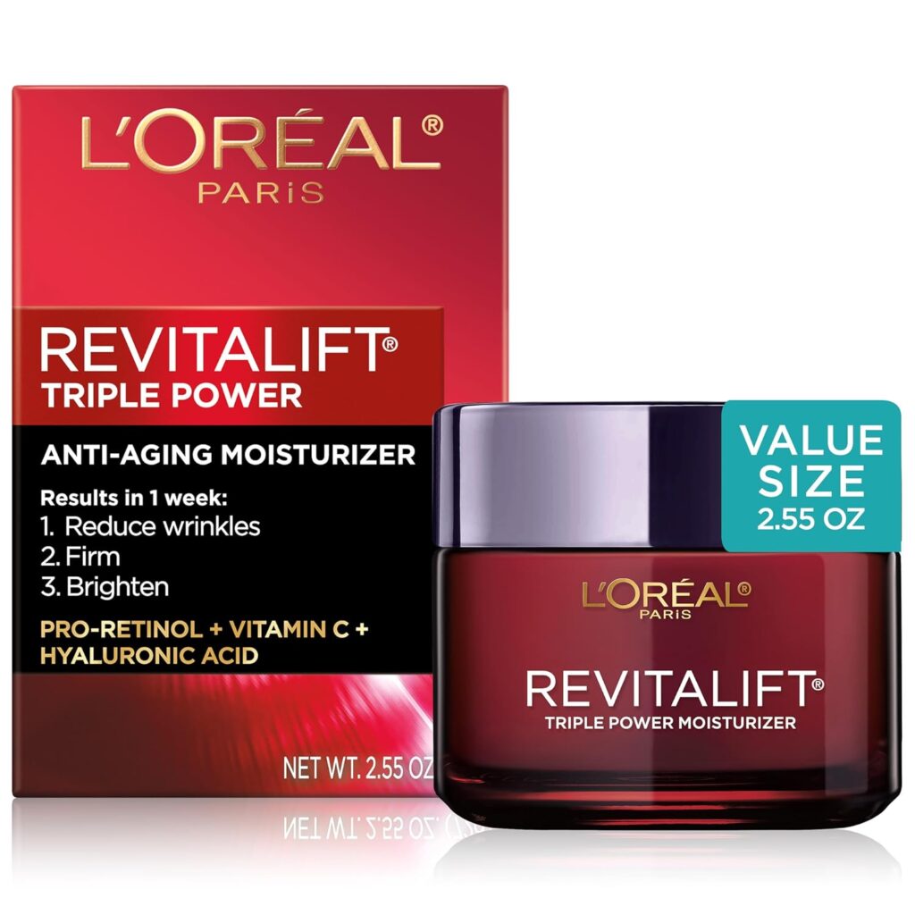 L’Oreal Paris Revitalift Triple Power Anti-Aging Face Moisturizer
